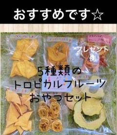 【初めての方限定です】 5種類のトロピカルフルーツ　ご希望のおやつコメントにてのサムネイル