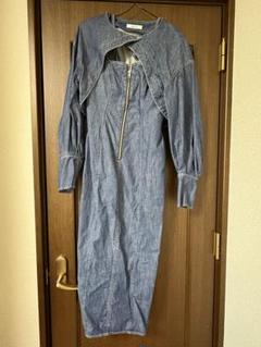 snidel デニムロングワンピース