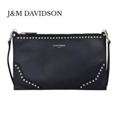 J&M DAVIDSON ショルダーバッグ スタッズ ブラック