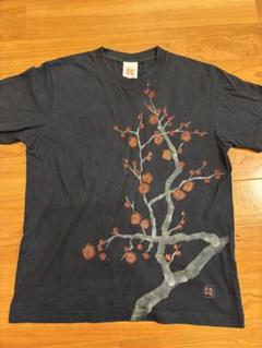 古琴　手書き和柄Tシャツ 花札風　Sサイズ　下北沢で購入