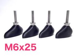 BC Works ウイングフォイル トッププレート手締めボルトM6✕25皿ナット BC Works ウイングフォイル トッププレート手締めボルトセット