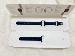 Apple Watch 純正 スポーツ バンド アビスブルー 38mm 41mmのサムネイル