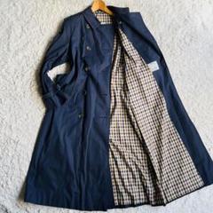 極美品✨アクアスキュータム トレンチコート Aqua5 希少紺色