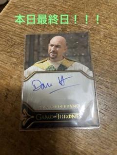 GAME OF THRONES ゲームオブスローンズ、ゴールドサインカード