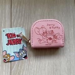 トムとジェリー　小銭入れ　ピンク