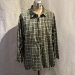 60s フレンチ ヴィンテージ グランパシャツ ワンピース