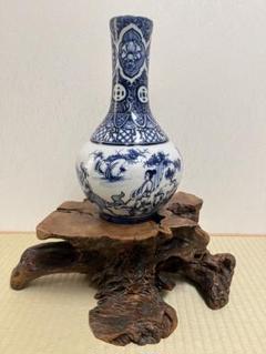 真葛香斎 皿 即中斎筆 珠の絵 久田流十二代 尋牛斎花押！7794 真葛香斎 皿 即中斎筆 珠の絵 久田流十二代 尋牛斎花押！7794