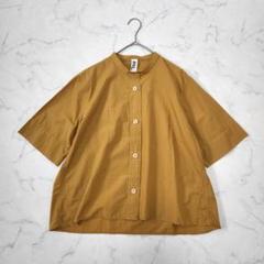 【美品】マーガレットハウエル バンドカラー　白シャツ　Ⅲ MHL. ホワイト 長袖シャツ Ⅲ サイズ3 L マーガレットハウエル