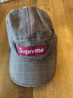 Supreme チェック柄 グレーキャップ　ジェットキャップ Supreme(シュプリーム) / キャップ/グレー/チェック/18SS