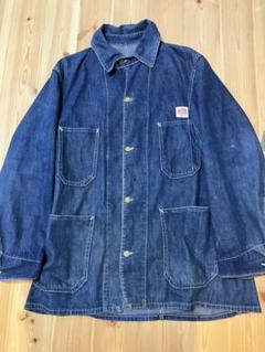 USタイプ 40'sデニム カバーオール　復刻判　XL 復刻40s US NAVY デニム ジャケット ヘチマ襟 カバーオール 40