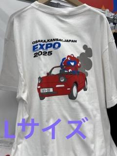 大阪 万博 expo ミャクミャク ロードスター Tシャツ L 白 - メルカリ