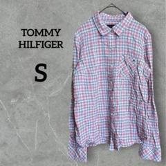 TOMMY HILFIGER 【S】トミーヒルフィガー チェック柄 長袖シャツ
