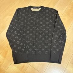 LOUIS VUITTON ブラック クルーネックセーター 2025年最新】LOUIS VUITTON ネック：クルーネック メンズ ニット