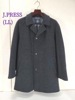 極美品✨J.PRESS ジェイプレス ウール ダブル Pコート ネイビー L 秋冬マストアイテム◎スタイリッシュ◎【J.PRESS】ジェイプレス