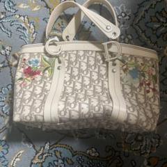 Dior ディオール トロッター 花柄刺繍ハンドバッグ ミニトート ヴィンテージ