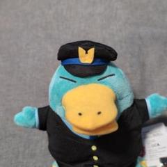 未使用　EXPO2025 タグ付き　カモノハシのイコちゃん　駅員さんぬいぐるみ