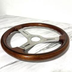 希少【 美品 】NARDI Classicウッドステアリング　ナルディ ボス付き NARDI CLASSICWOOD ナルディハンドル ステアリングボス付き