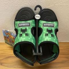 【新品未使用】マイクラ　Minecraft サンダル 22.0cm