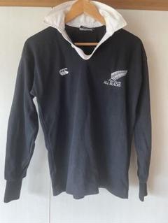 ニュージーランド製 90s カンタベリー オールブラックス 長袖 ラガーシャツ 90`s CANTERBURY カンタベリー ラガーシャツ ニュージーランド製