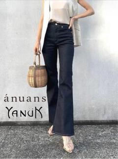 YANUK anuans ブーツカットフレアデニム ヤヌーク アニュアンス