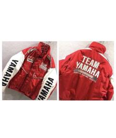 YAMAHA TEAMナイロンジャケット レッド Yahoo!オークション -「team yamaha jacket」の落札相場・落札価格