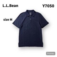 【即購入OK】L.L.Bean 半袖ポロシャツ　サイズM ネイビー