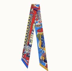 値下げ新品エルメスツイリー2024 ♪春夏アイスクリーム♪ 2024年 春夏 新作 HERMES エルメス スカーフ ツイリー ファニー