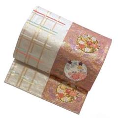人気商品・限定商品ばかりの「超得 半額福袋」が販売開始 袋帯 華柄 丸柄 杜若 楓 金銀糸 格子柄 NO-429 着物・浴衣