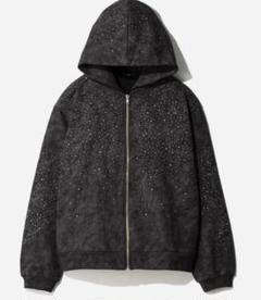 美品　パーカー　Wジップ　ギミック　y2k ダークコア パーカー Y2KクロップドZIPパーカー レディース メンズ