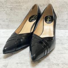 【美品】ColeHaan パンプス 25㎝ 黒 ポインテッドトゥ