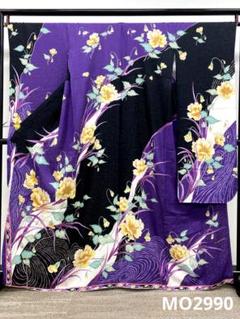 ブランド振袖 LEONARD豪華 銀通し身丈161cm 撥水加工済