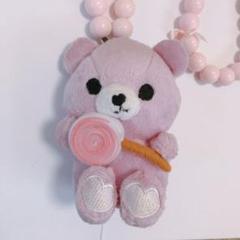 tinkpink くまちゃんネックレス ゆめかわ テディベア ピンク