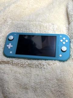 Nintendo Switch Lite ターコイズ　充電器付き 訳あり品】Nintendo Switch Lite ターコイズ 箱&充電器付き