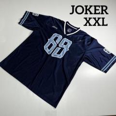 【12月スーパーSALE 15%OFF】 JOKERアメリカンフットボールシャツUSA LOSANGELES【美品 シャツ