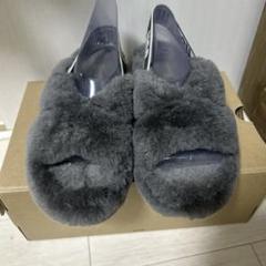UGG グレー サボサンダル