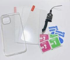 訳あり iPhone 14 plus クリア ケース 画面 フィルム2枚