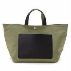【美品】TOPKAPI カーム　ミニトートバッグ　グリーン