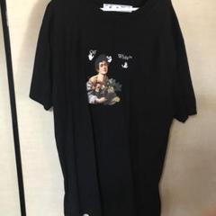 off-white CARAVAGGIO BOY S/S SLIM TEE 黒