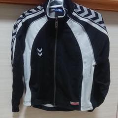 hummel ジャージ上着のみ 130 黒/白/グレー