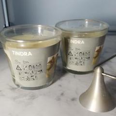 IKEA アロマキャンドル バニラ TINDRA
