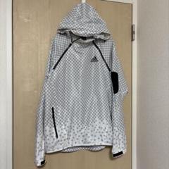 archive 00s アディダス ツインジップナイロンジャケット 幾何学