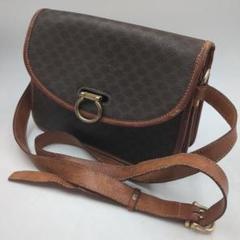 ★ CELINE ショルダーバッグ フラップ マカダム ゴールド金具 ガンチーニ