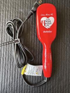 BaByliss ヘアブラシアイロン 赤