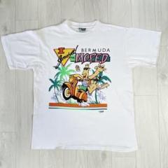 90s　BERMUDA　シングルステッチ　Tシャツ　プリント　メンズM～L相当