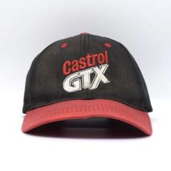 Castrol GTX 刺繍 キャップ カストロール ツートン 90s 古着