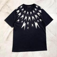 A16267美品 ニールバレット　オーバーサイズ　サンダーボルトTシャツ　黒 Mのサムネイル