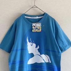 【新品】00s OLD UNIQLO あだち充　コラボ　Tシャツ　ラフ　サンデー
