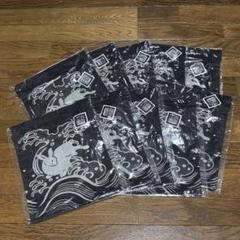 まとめ売り タグ付 巾着袋 波兎 10点