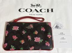 新品未使用COACH 花柄ポーチ コーチ ポーチ COACH 新品 新作 フローラル 花柄 コスメティック