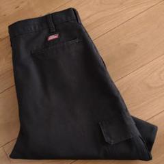 Dickies カーゴパンツ/チノ/黒/古着/実寸W38L31